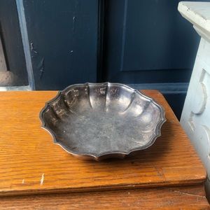 Antique Silver Plate Dish